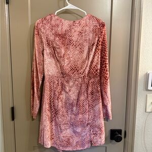 Selfie Leslie Pink Long Sleeve Dress
